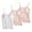 3pc#1White+2Beige, variant on GERsome 3PCS Camisoles for Women with Built in Bra,Basic Yoga Top Layering Tank Top Padded Bra Undershirt (S-2XL)