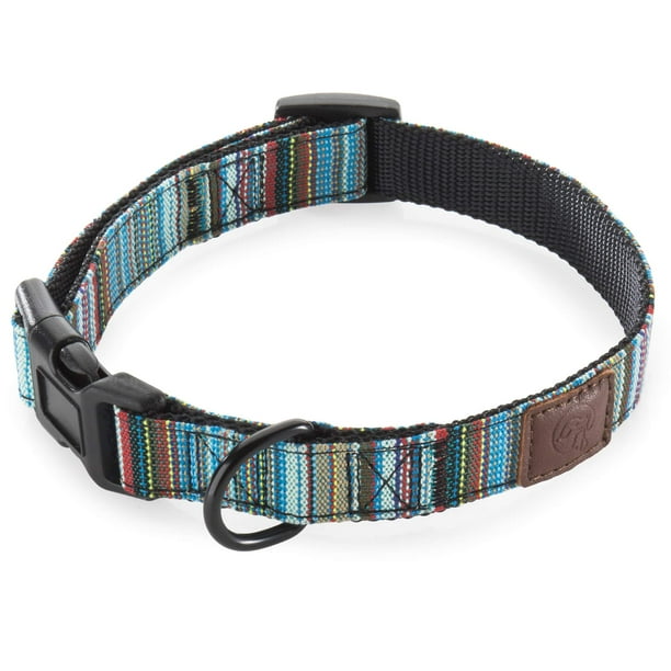 Collar para perros Embark Adventure: collares de nailon elegantes y duraderos para perros grandes, cómodos collares para perros de razas grandes con hebillas fuertes. Collares ajustables para perros g