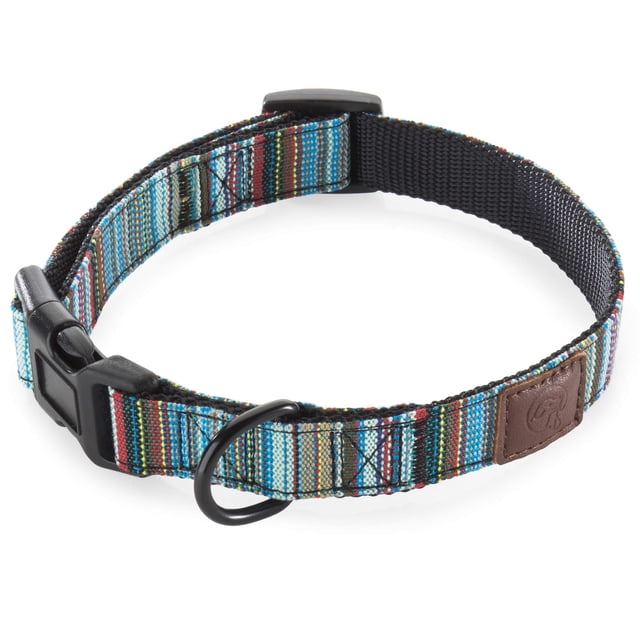 Collar para perros Embark Adventure: collares de nailon elegantes y duraderos para perros grandes, cómodos collares para perros de razas grandes con hebillas fuertes. Collares ajustables para perros g
