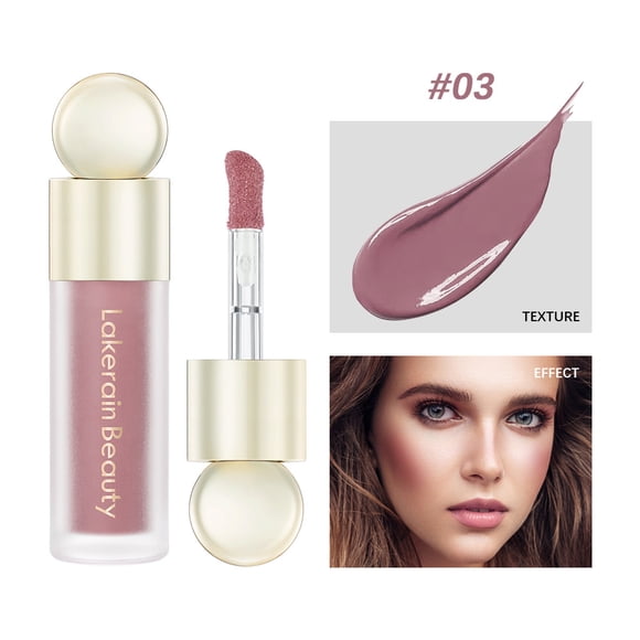 yeacher Lakerain Long-Lasting Liquid Blush, Waterproof & Natural Finish, 7.5ml, 5 Shades Available, Skin-Friendly & Travel-Friendly Makeup Essential