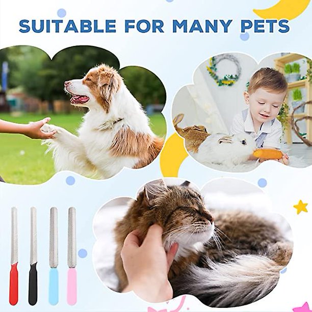 Lima de uñas para mascotas Lima de uñas para perros de acero inoxidable Esmalte de uñas para perros Cuidado de garras para mascotas, Lima de garras para perros Lima de uñas para mascotas con mango de fácil agarre para perros Gato Cachorro N ZefeiWu 8390615045438