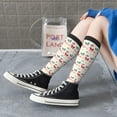 thumbnail image 5 of Fuzoiu Retro bows Print Adult Stockings,Crew Socks,Unisex Fashion Socks, Casual Sports Socks,Comfortable Crew Socks for Everyday Wear and Sports, 5 of 6