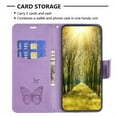 thumbnail image 4 of TECH CIRCLE Butterfly Case for 2022 iPhone 14 Pro Max (6.7") Cell Phone - PU Leather Protective Wallet Flip Case (Purple), 4 of 8