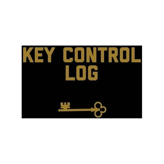 Key Control Log: Keep Record, For Keys, Office, Business, Work Or Home, Book, Logbook, Journal, (Paperback)
