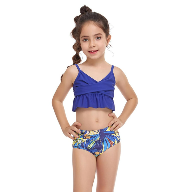 Seafolly Girls' Cherry Pie Reversible Two Piece Bikini Set (Big Kid) at