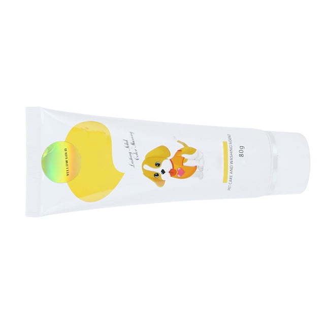 Gel animal cabello tinte gel semipermanente coloraciñón temporal de piel de mascotas fáciles de usar suministro de mascotas