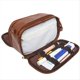 thumbnail image 2 of con Múltiples Bolsillos para Mujeres y Hombres, Bolsa de Maquillaje de Viaje, Bolsa Colgante Impermeable, Bolsa Organizadora de Maquillaje y Cosméticos, Marrón, 2 of 5