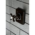 thumbnail image 6 of Kingston Brass KS3045BEX 3-Way Diverter Valve with Trim Kit, Oil Rubbed Bronze, 6 of 7