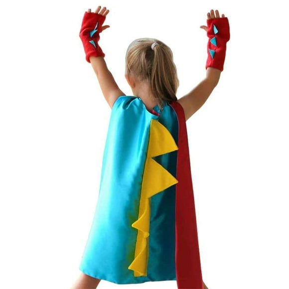 Disfraz de dragón dinosaurio Qiaoniuniu con capa y guanteletes para niños de 2 a 6 años