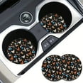 thumbnail image 2 of Renewold Easy to Clean Car Coaster for Cup Holders 2pcs Chicken Daisy Automotive Cup Holder Durable Car Interior Accessories for Women Men Suitable for Most Cars Gifts, 2 of 6