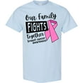 thumbnail image 3 of Inktastic Our Family Fights Together Breast Cancer Awareness T-Shirt, 3 of 5