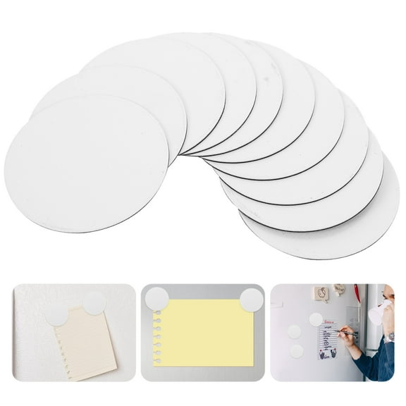 ELAYARD DIY Sublimation Blank Magnets White Soft for Home Decoration Safe and Easy 10Pcs