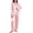 Christmas-pink Santa Pjs, variant on Ekouaer Womens Silk Pajama Set Satin Long Sleeve Button-Down Top and Pants with Ruffle Soft Sleepwear