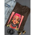 thumbnail image 3 of Ornament Empress Ii. T-Shirt Women -Annie Warren Designs, Female Large, 3 of 4