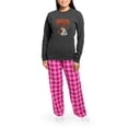 thumbnail image 4 of CafePress - Bruh Boo - Women's Long Sleeve Charcoal Gray Pajamas, 4 of 7