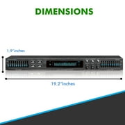 Technical Pro EQ5400 Dual 10 Band Equalizer with LED Indicators and RCA Inputs