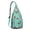 Greenish-blue-2, variant on Boho Watercolor Horse Sling Backpack – Floral & Abstract Pony Print Crossbody Bag for Travel, Hiking & Everyday – Gifts for Horse Lovers