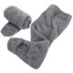 thumbnail image 3 of 1 par de medias de felpa hasta la rodilla, calcetines gruesos y cálidos, pantuflas., 3 of 5