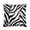 Pattern-3, variant on Pillows Cover Black And White Zebra Print Linen Cushion Case Outdoor Home Decoration Wildlife Wild Animal Stripe Throw Pillow Covers for Couch Sofa Bed 16"x16"