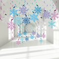 thumbnail image 1 of Contenedor con forma de espiral colgante con forma de copo de nieve, 30 unidades, 1 of 7