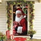 thumbnail image 1 of Cortina de poliéster, decoraciones navideñas, cubierta de puerta navideña, pancartas, Papá Noel, decoración exterior, tela colgante, cubiertas de puerta navideñas, decoraciones de Halloween, decoració, 1 of 6