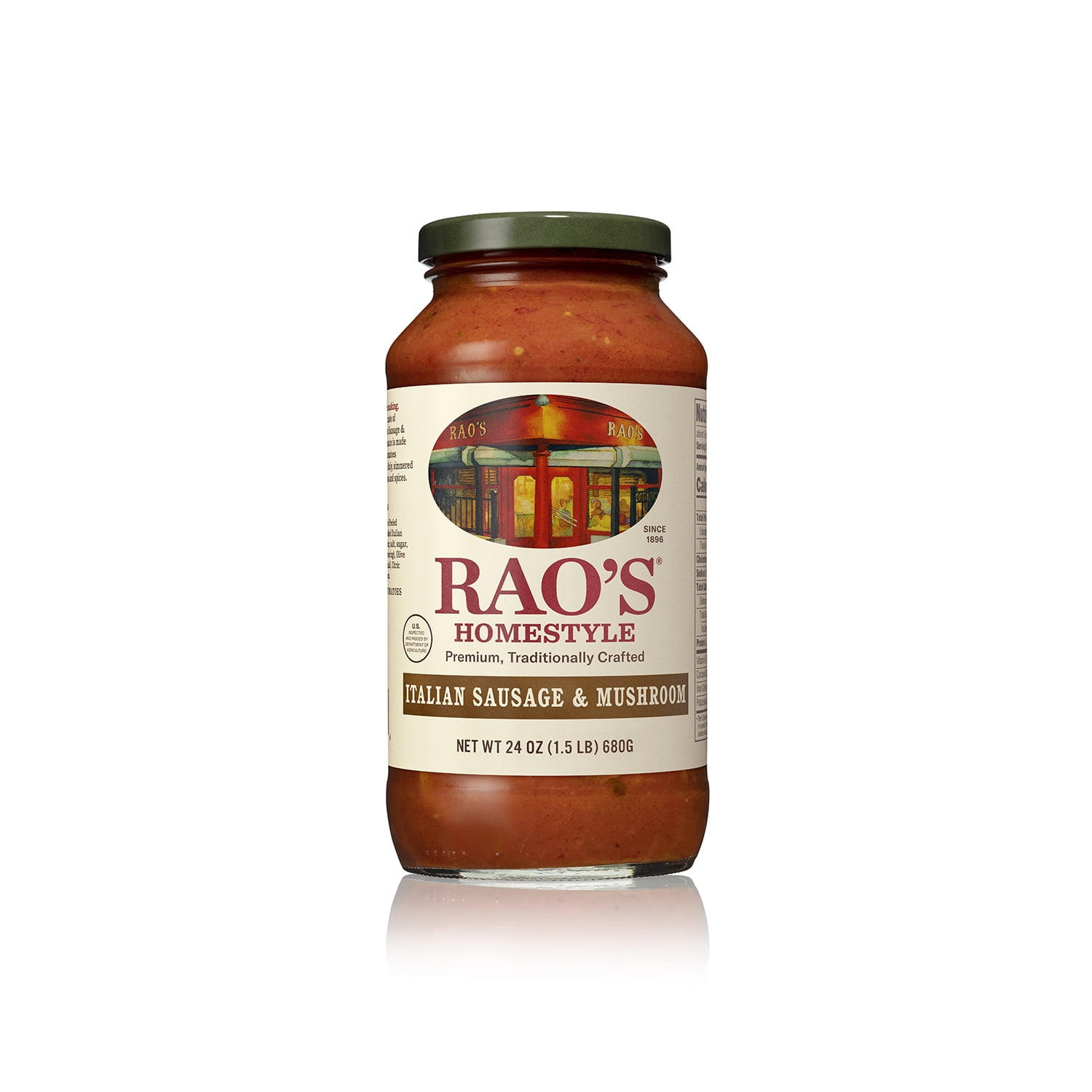 Rao's Homemade Italian Sausage & Mushroom Sauce, 24 Oz
