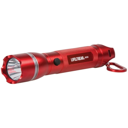 UPC: 0819671013321 | Life+Gear AA35-60538-RED 250-Lumen Searchlight with Emergency Beacon