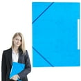 thumbnail image 2 of Corner Elastic Folder For 150 Sheets 3 Elasticated Folder With Modern VON Print Lightweight Folder For School And Home Multicoloured, 2 of 9