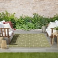 thumbnail image 4 of Nourison Essentials Indoor/Outdoor Green Ivory 4' x 6' Area Rug (4x6), 4 of 9