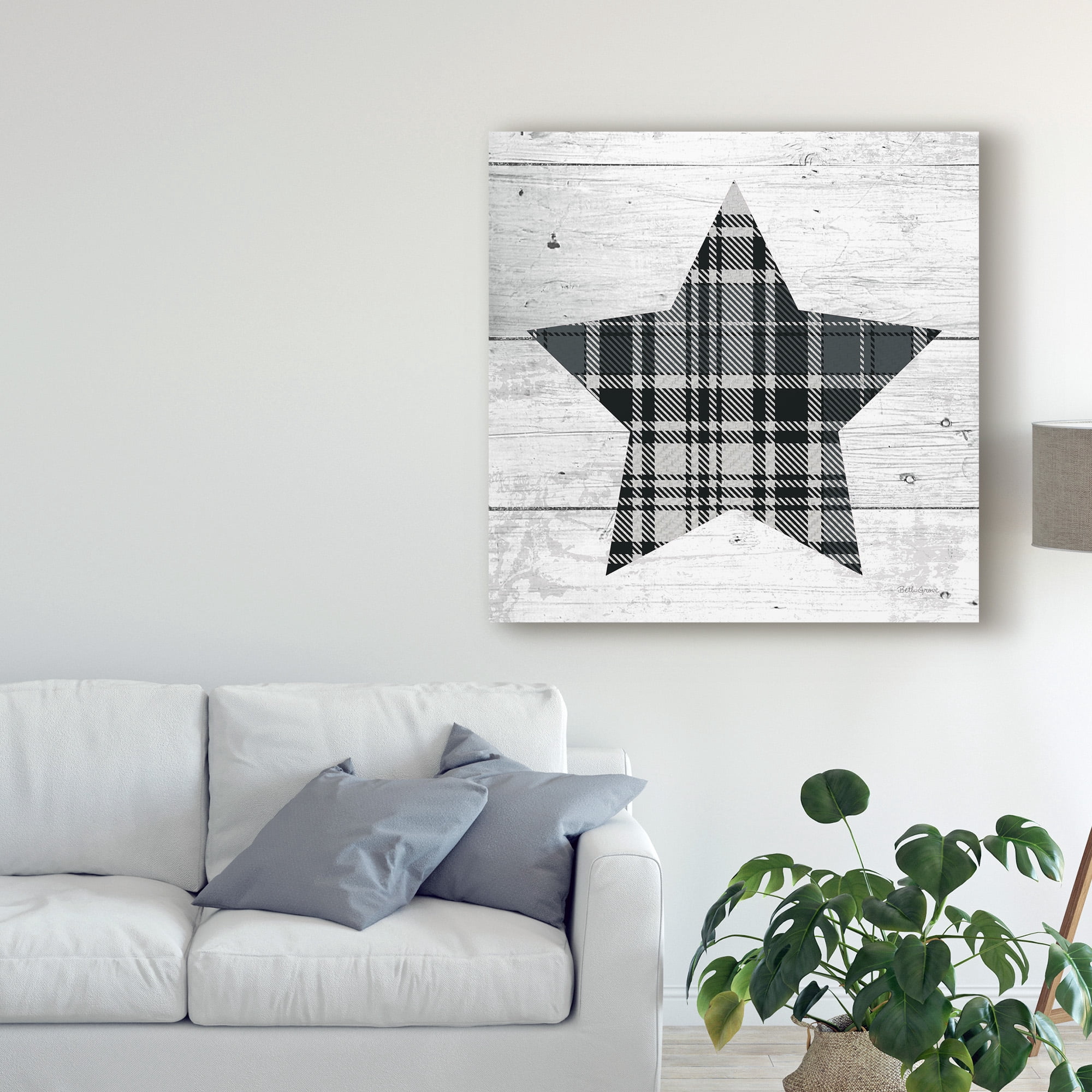 Trademark Fine Art 'Nordic Holiday XIII Plaid' Canvas Art by Beth Grove