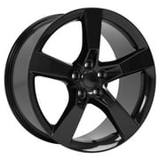 Single(1) OE Wheels CV11 20x9 Gloss Black Rim 5x120 35ET