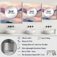 thumbnail image 4 of Designart "Pastel Countryside Beauty Gentle Hues" Abstract Square Mirror For Wall Decor - Large Pink Square Printed Wall Mirror Art - Square Country Mirror - Wall Mounted Square Large Mirror, 4 of 5