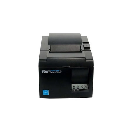 Star Micronics TSP143IIIBi2 GY US thermal receipt printer with Auto-Cutter. Bluetooth for Android iOS and Windows