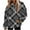 #0223-Dark Gray, variant on Ailaofu Plaid Hoodies for Women Oversized Long Sleeve Color Block Buttery Soft Pullover Loose Fit Fall Outfit for All Styles