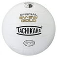 thumbnail image 2 of Tachikara Volleyball, Leather College Blue/White/Silver Gray, 2 lbs, 2 of 2