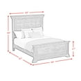 thumbnail image 6 of Hyde Queen Panel Bed in Charcoal, 6 of 7