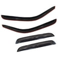 thumbnail image 4 of Fit for Chevrolet Silverado / GMC Sierra 1500 2500 3500 4-Door 1999-2007 Window Vent Visor Rain Deflector Sun Guard (4 Pcs), 4 of 5