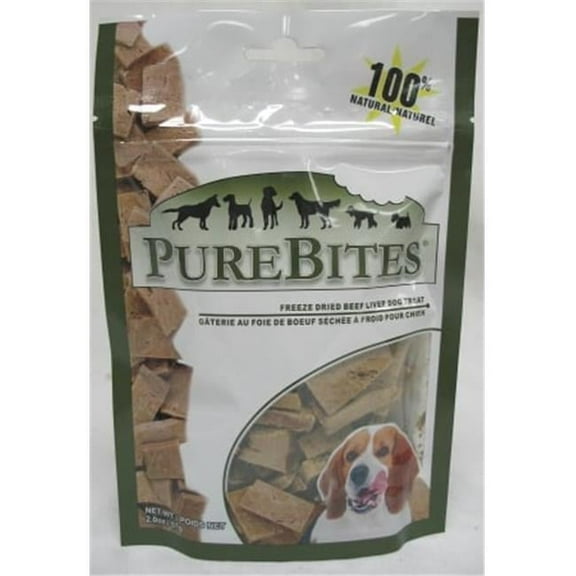Pure Treats Inc. - Purebites Beef Liver- Beef Liver 2 Ounce - 1PB-57BL32