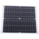 thumbnail image 3 of Panel solar para exteriores, panel solar de 20 W y 18 V, cargador de panel solar con doble puerto USB, eficiencia óptima, 3 of 14