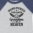thumbnail image 4 of Inktastic Handpicked for Earth by My Grandpa in Heaven Angel Wings Boys or Girls Baby Bodysuit, 4 of 5