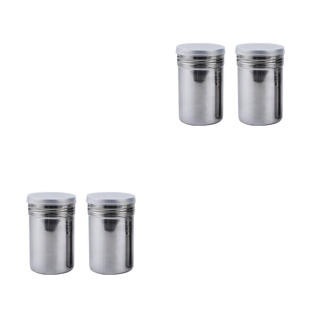 Pimentero de Acero inoxidable Naiovety 2 unids/set con tapa de plástico 6.5*11.5