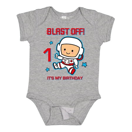

Inktastic Blast off 1st Birthday Boys Baby Bodysuit