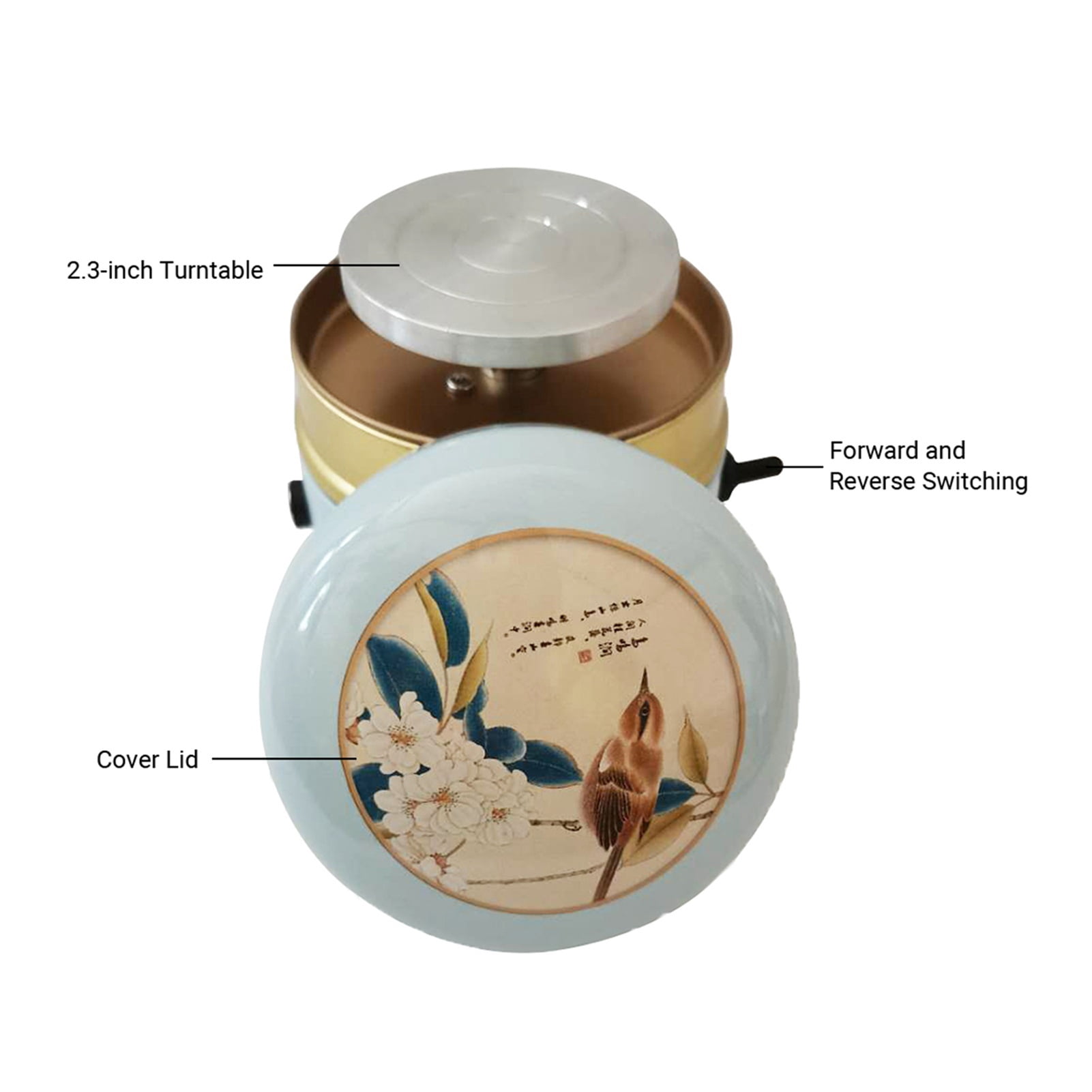 Mini Ceramic Machine Electric Pottery Machine Electric Pottery Wheel Ceramic Machine Pottery DIY Machine for Kids Children ,Wide Ranging Usage