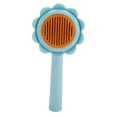 thumbnail image 3 of Dog Shedding Brush, Slicker Dog Brush Comfortable Grip Flower Shape Large Button  For Pet Supplies, 3 of 8