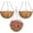 3 Pack, variant on 3 Pack 16 Inch Large Hanging Baskets for Plants Outdoor with Coconut Liners Replacement, Hanging planters Baskets with Natural Coco Liner for Outdoor Indoor Planters Flowers Vegetables