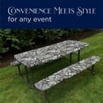 thumbnail image 3 of TRUETIMBER® Camo Picnic Table Cover and Bench Covers (set) with Elastic Fit, 3 of 7