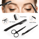 thumbnail image 2 of Juego de herramientas para recortar cejas, 11 tijeras profesionales, 2 of 6