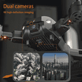 thumbnail image 2 of Drones with Camera for Adults Foldable RC Quadcopter with 4K HD Camera Mini Drone for Kids Gifts, WiFi FPV Live Video, Altitude Hold, One Key Take Off/Landing, 3D Flip, 2 of 5