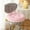 F, variant on Soft Round Sheepskin Cushion for Bedroom Windowsill and Stool|Thickened Chair Pad with Enhanced Comfort for Home Use