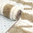 thumbnail image 5 of CozyDesg Soft Area Rugs for Living Room Bedroom,Large Rug Fluffy Fuzzy Shag Shaggy Soft Plush Carpet,Indoor Floor Carpet for Dining Room Home Decor,Beige & White, 5 of 7